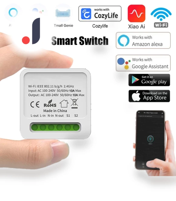 Wi-Fi Smart Switch — Smart Home Modules, HOME-Auto-001