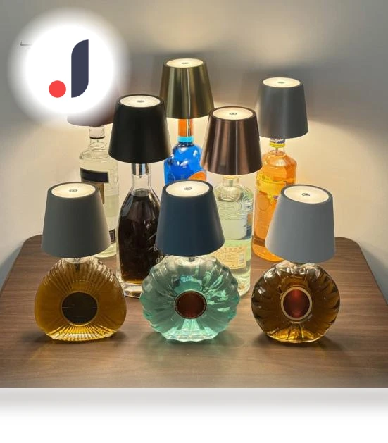 Wireless Bottle Lamp — Desk & Table Lighting, Home Kits