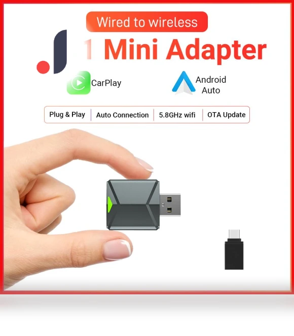 Wireless CarPlay Android Auto Adapter — Car Accessories & Gadgets, XUDA