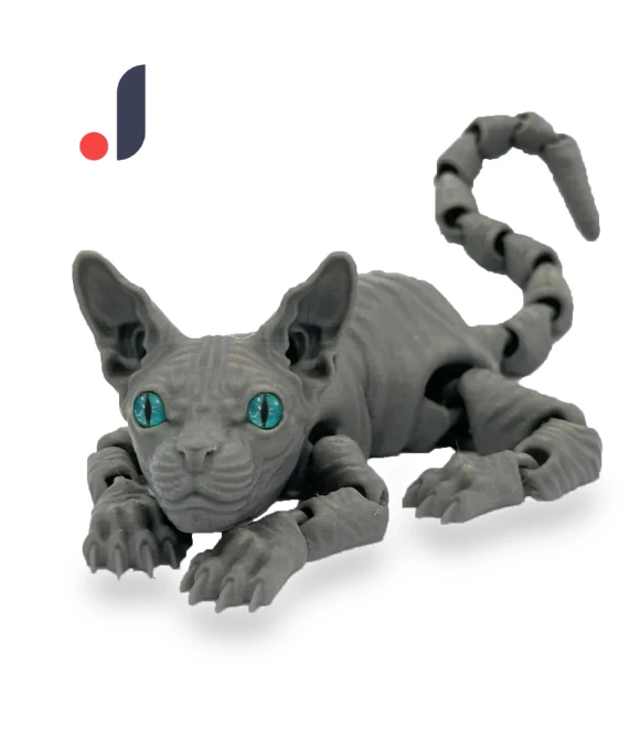 3D Printed Hinged Sphinx Toy — Plushies, Winnerer Sun
