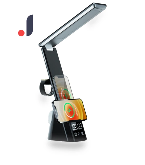 Eye Caring Desk Lamp with Wireless Charger — Study & Desk Lighting, Tooarts