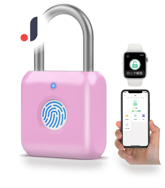 Fingerprint Smart Padlock — Security Locks, MoRub-Japan