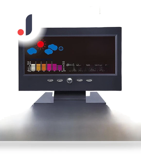 LED Alarm Clock with Weather Forecast — Alarms & Clocks, AI Supermarket