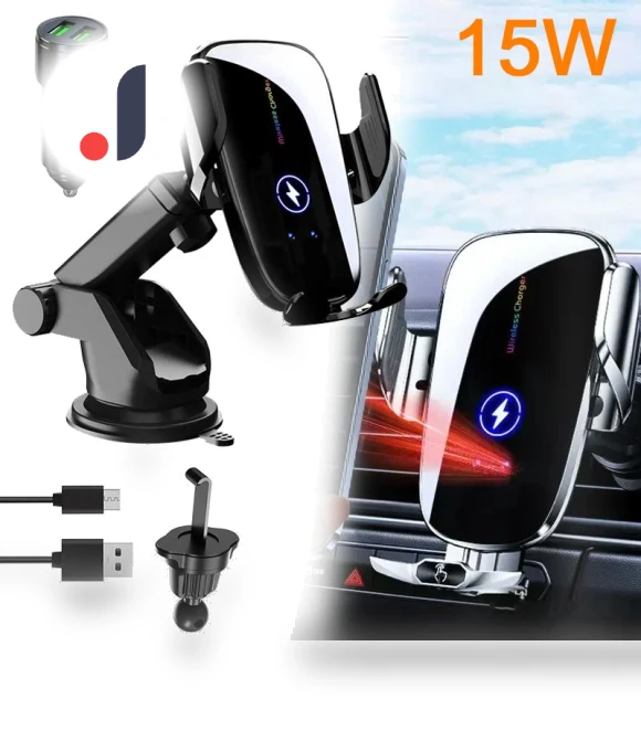 Magnetic Car Phone Holder with Wireless Charging — Phone Accessories, 888 Auto Parts Town