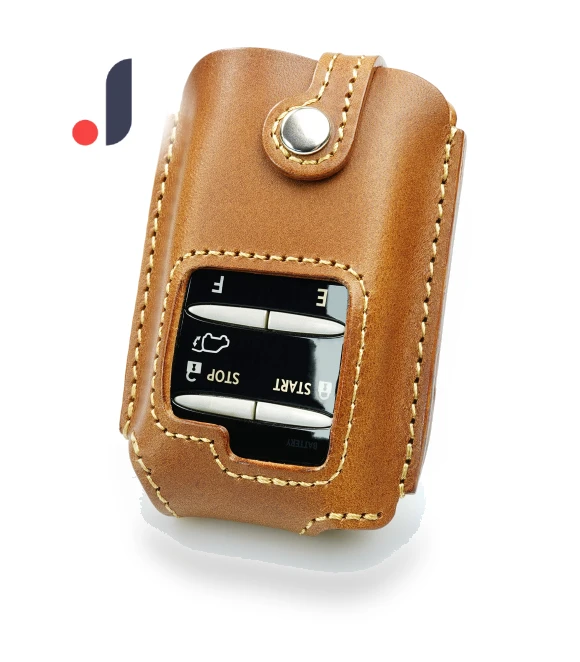 Remote Start Smart Key Integrated Leather Case — Key Cases, SAMURAI STYLE