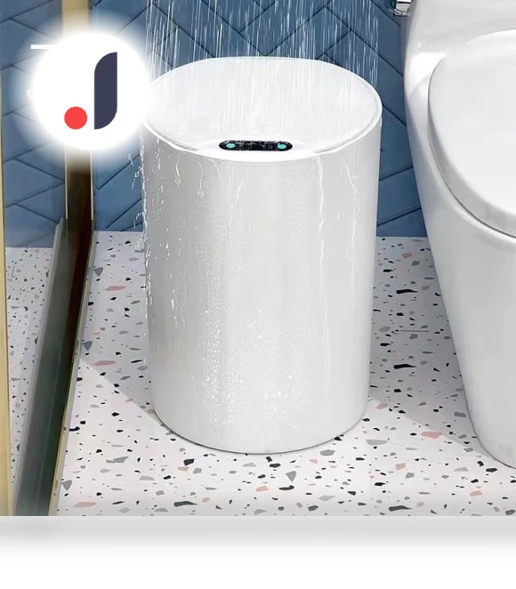 Round Sensor Smart Trash Can — Kitchen Cans, FluxZone