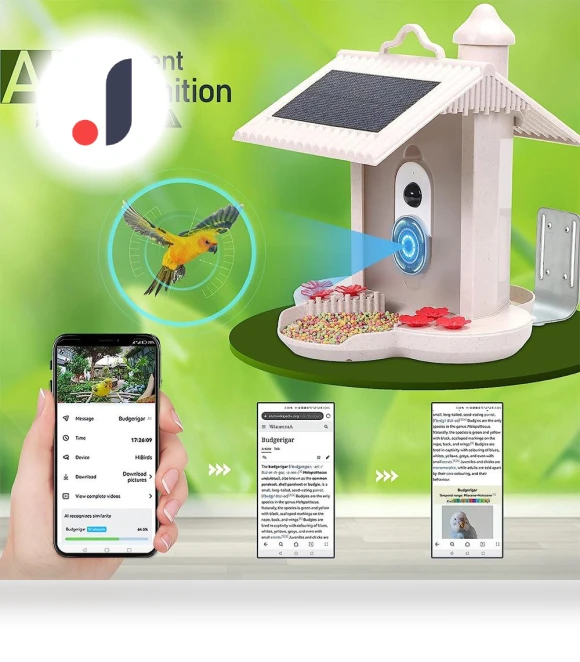 Smart Bird Feeder Camera — Outdoor & Wildlife Cameras, TOMTOP JMS