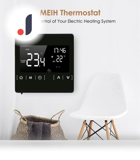 Smart LCD Thermostat with Touch Screen — Home Climate Control, TOMTOP JMS