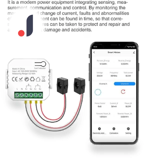 Smart Single/Dual Channel Electricity Meter — Energy Measurement Tools