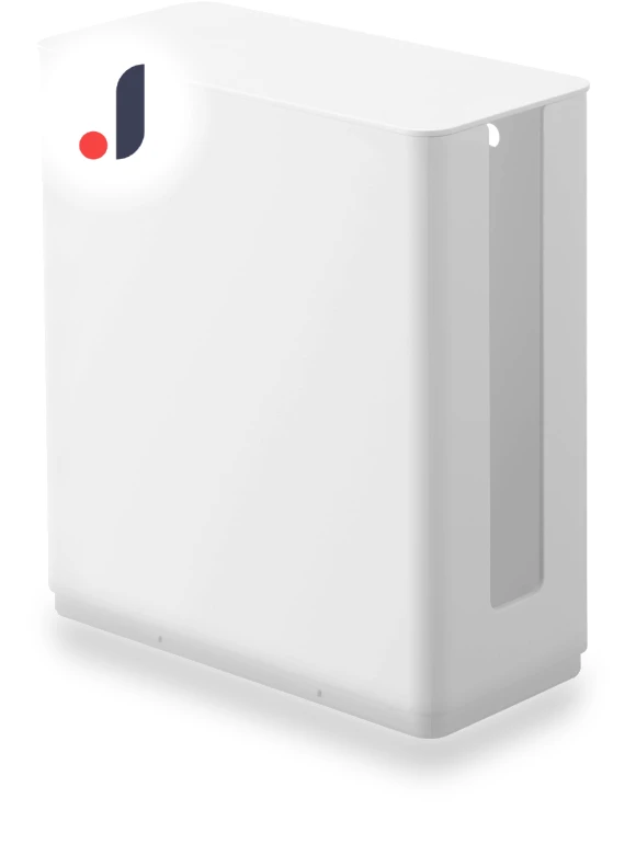 Stackable Slim Router Storage Case with Lid — Storage, Yamazaki Jitsugyo