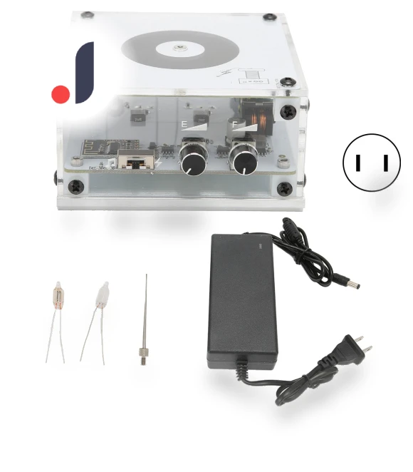 Tesla Coil Arc Touch Wireless Transmission White Plasma Speaker with Light — Portable Audio, OutsideWorld