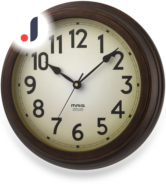 Wall Radio Analog Clock — Clocks, SAMURAI STYLE