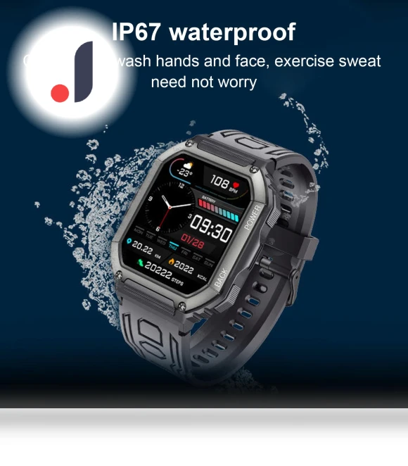 Waterproof Smart Watch with Step Counter — Smartwatches, TaoPo Directs
