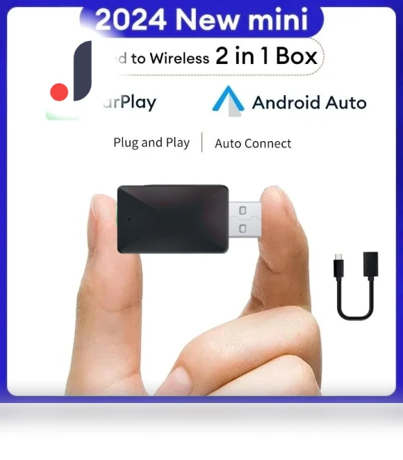Wireless Carplay Android Auto Smart Dongle — Car Accessories & Gadgets, Xixi Global Purchasing