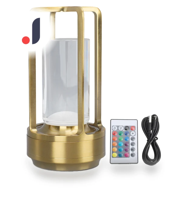 Wireless Desk Lamp with Crystal Shade — Study & Desk Lighting, KONNWEI