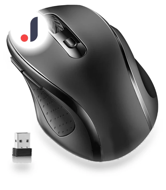 Wireless Ergonomic Silent Mouse — Computer Mice, Chic Interiors