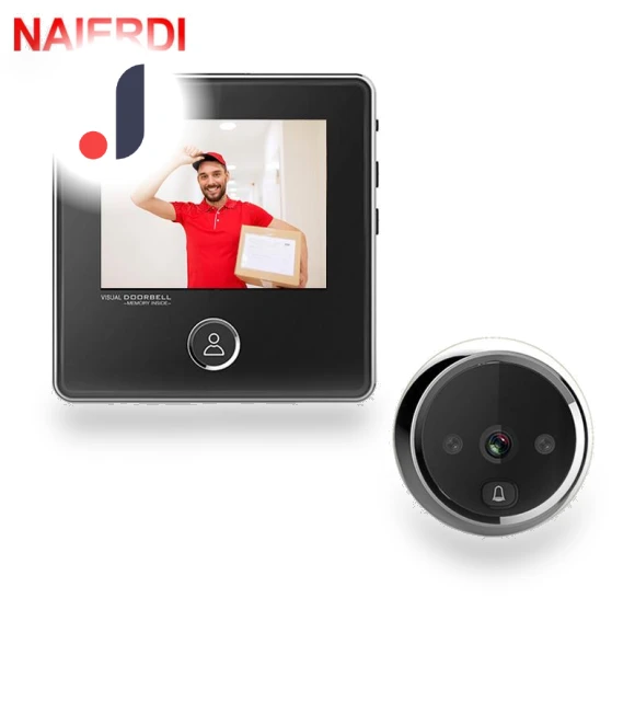 3-inch LCD Electronic Doorbell — Smart Home Security, NAIERDI Home Improvement