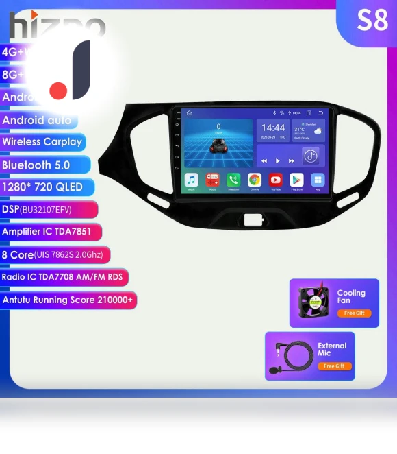 Android Car Multimedia Player — Stereo Receivers, Hizpo