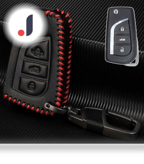 Artificial Leather Remote Control Smart Car Key Fob Cover — Clothing, XUKEY