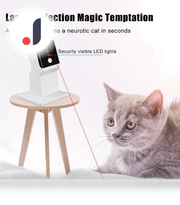 Automatic Laser Chase Toy for Cats — Cat Playthings, TOMTOP JMS