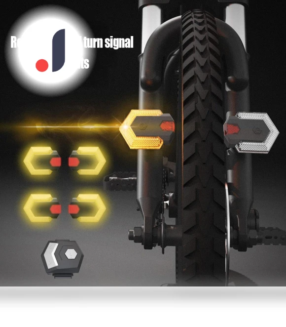 Bicycle Turn Signals — Vehicle Safety Signals, BIKEONO