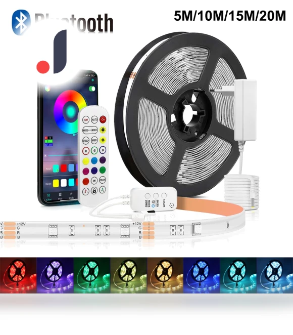 Bluetooth LED Strip Lights with IR Controller — LED Strips, MALITAI
