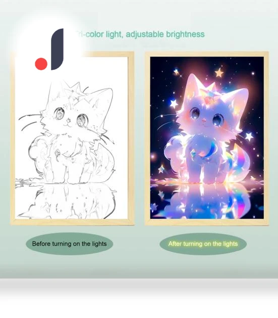Cartoon Cat Night Light — Night Lights, YOU HOME