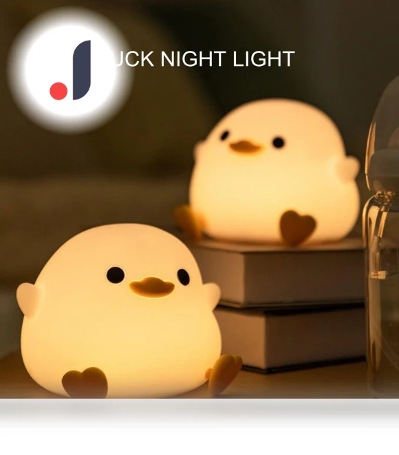 Cartoon Duck Night Light with Touch Sensor — Lamps & Shades, Pleasure Holiday