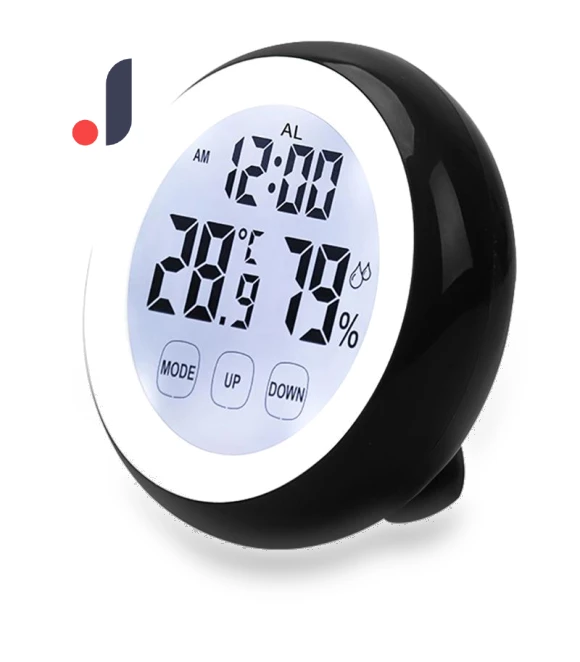 Creative Round Alarm Clock with Touch Screen — Clocks, Alarm Clock