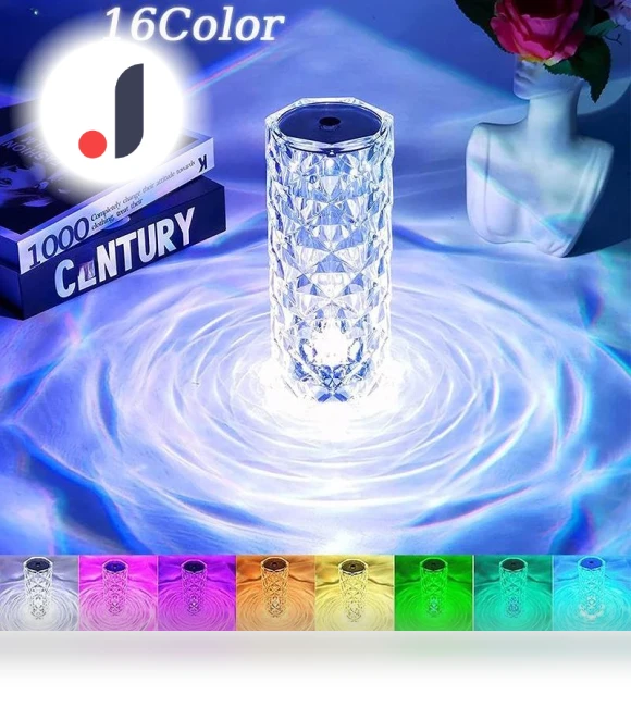 Crystal LED Table Lamp — Desk & Table Lighting, Xiao Home