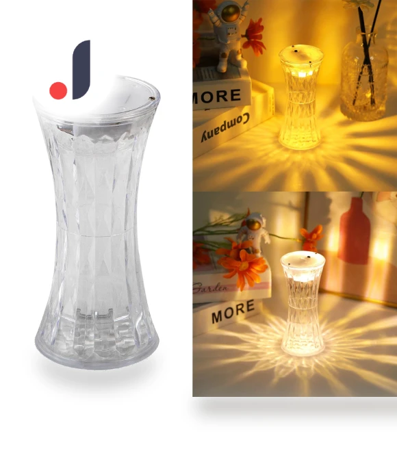 Crystal Table Lamp — Desk & Table Lighting, Fash
