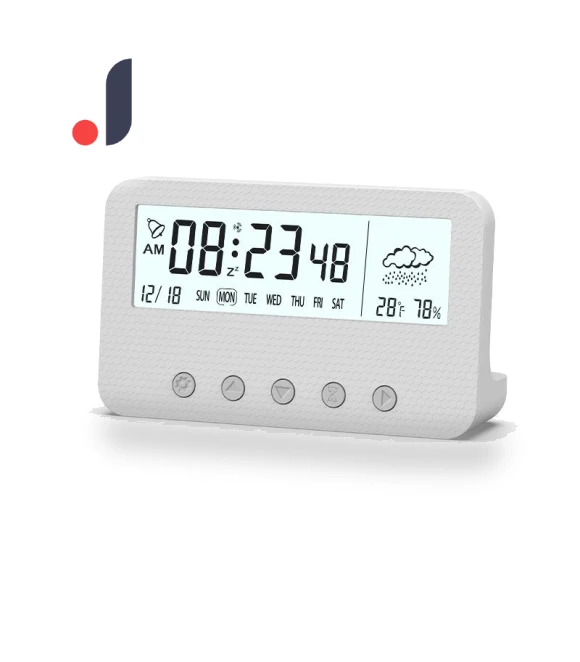 Digital Alarm Clock with Temperature and Humidity Display — Alarm, Alarm Clock
