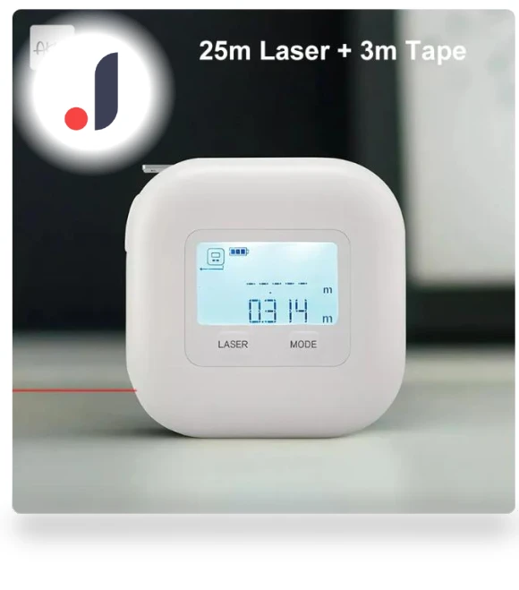 Digital Laser Distance Meter — Laser Distance Measuring Tools, Xiaomi