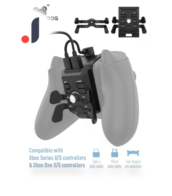 Gaming Controller with Back Button — Thumb Grips, DATA FROG