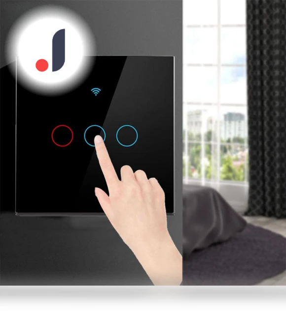 Glass Panel Wall Switch with Touch Sensor — Smart Home Modules, MALITAI