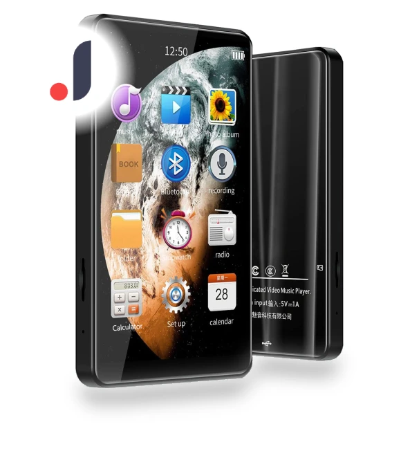 HD Mp3 Mp4 Player with Full Touch Screen — Portable Media Players, Rewener audio