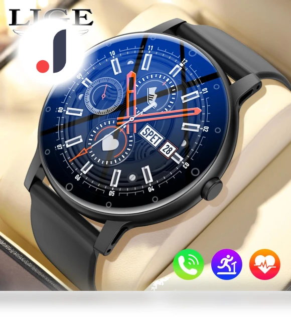 High Definition Round Screen Smart Watch — Smartwatches, LIGE