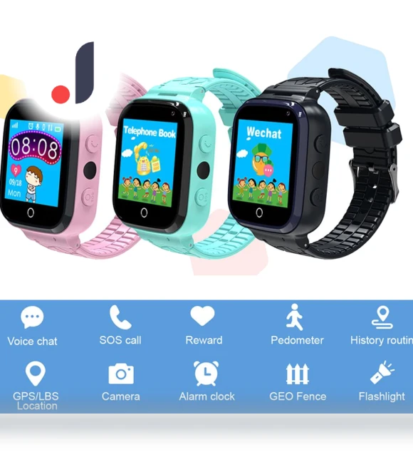 Kids Smart Watch with GPS Tracker — Location Tracking Devices, greentiger