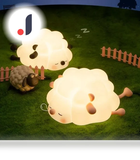 LED Night Light with Cute Sheep — Night Lights, Aloisia