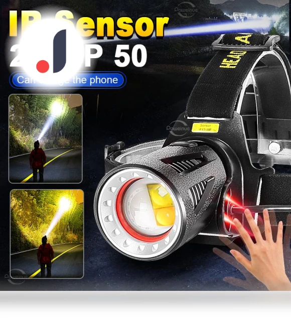 LED Touch Headlamp — Flashlights, Pawell