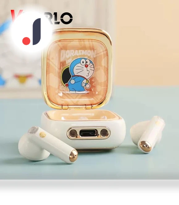 Luxury Wireless Headphones with Cute Cartoon Design — Over-Ear Headphones, VAORLO