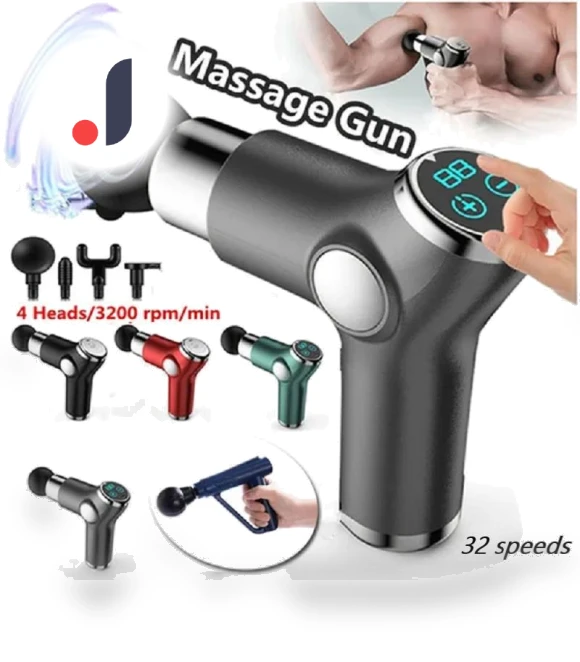 Massage Gun with LCD Display and Touch Screen — Back Relief Solutions, PRISMA