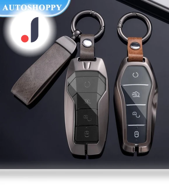 Metal Car Key Case with Smart Remote Control — Key Holders & Accessories, Autopedal