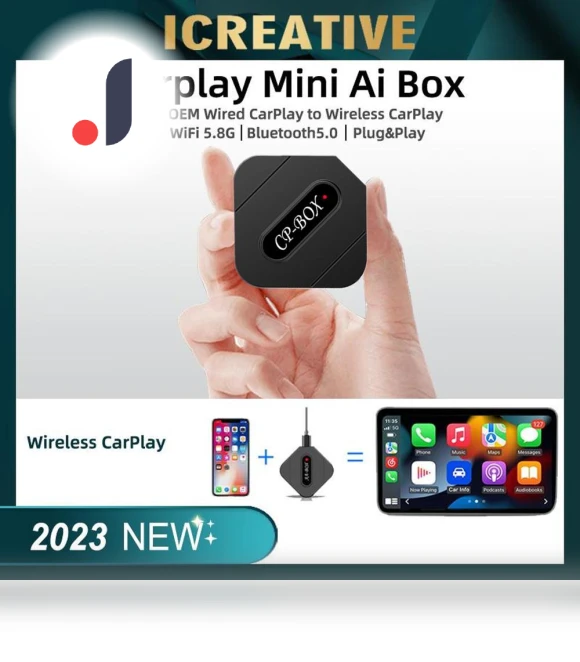 Mini AI Box USB Plug and Play for Carplay — Car Accessories & Gadgets, icreative