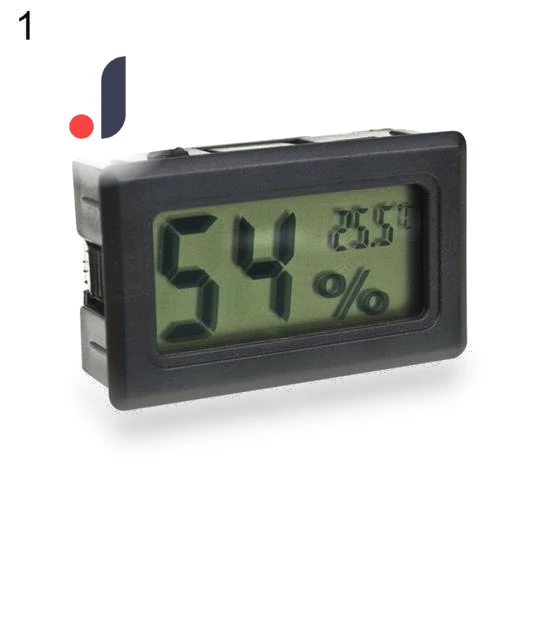 Mini Digital LCD Indoor Temperature and Humidity Meter — Home Climate Control, Hercules