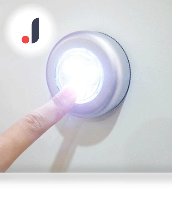 Mini Wireless 3-LED Touch Lamp — Standing Lights, SUNJOY HOUSE