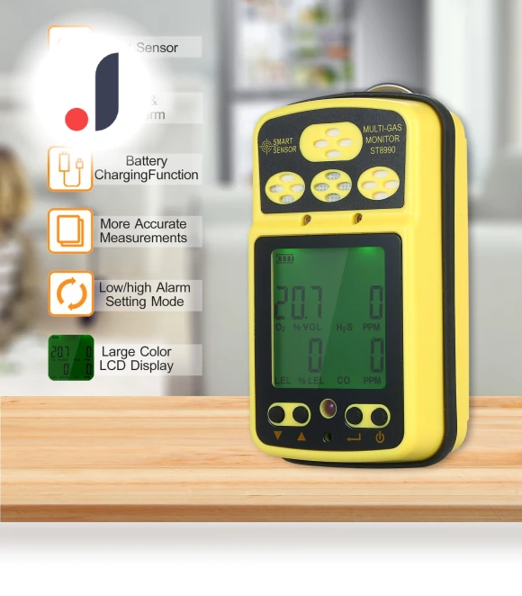 Multigas Monitor — Gas Analyzers, Zeblaze