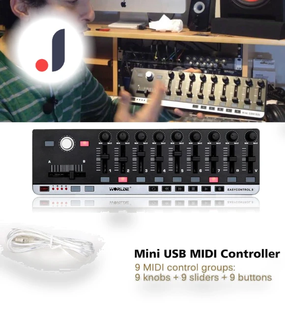 Portable MIDI Controller — DAW Controllers, Zeblaze