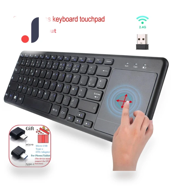 Portable Wireless Keyboard with Touch Panel — Keyboards, HZ-C