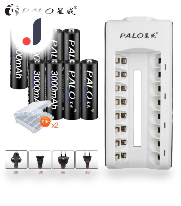 Rechargeable Battery Pack with Smart Charger — Batteries, PALO